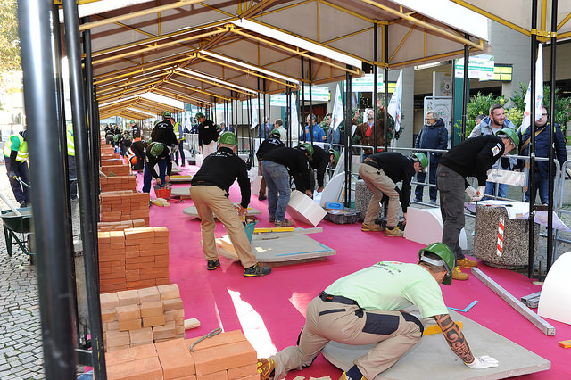 Un momento della finale di Ediltrophy 2014 (fonte: Formedil)