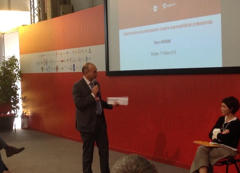 Il Consigliere Nazionale CNGeGL, Marco Nardini, interviene al Saie 2015
