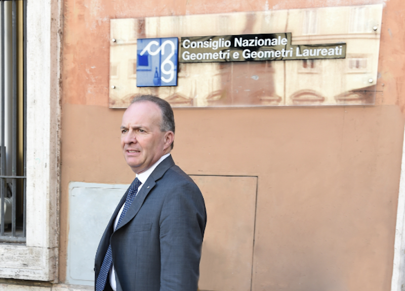 Maurizio Savoncelli, presidente del Consiglio nazionale geometri
