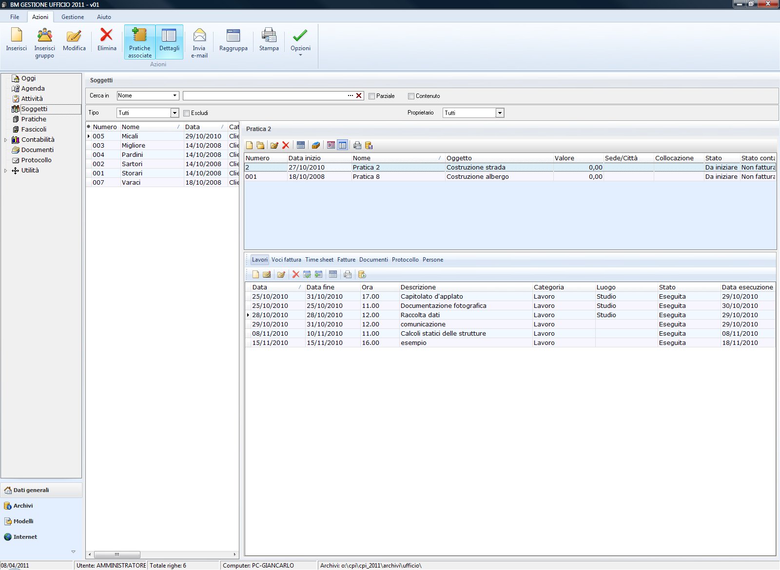 2. Ufficio