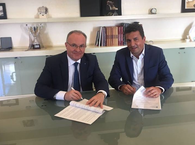 Il Presidente del Consiglio Nazionale dei Geometri e Geometri Laureati, Maurizio Savoncelli, e il Direttore dell’Agenzia del Demanio, Roberto Reggi