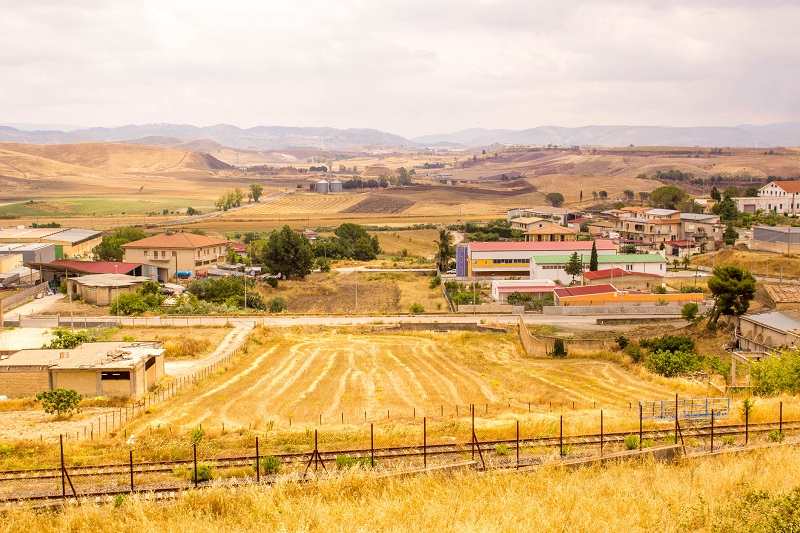 Panorama agricolo siciliano